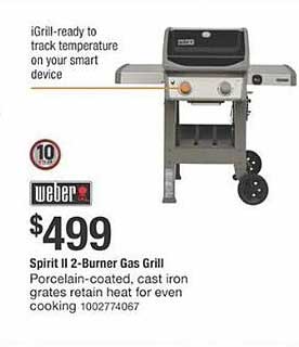 The Home Depot Weber Spirit II 2-burner Gas Grill