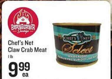 Lowes Foods Chef's Net Claw Crab Meat