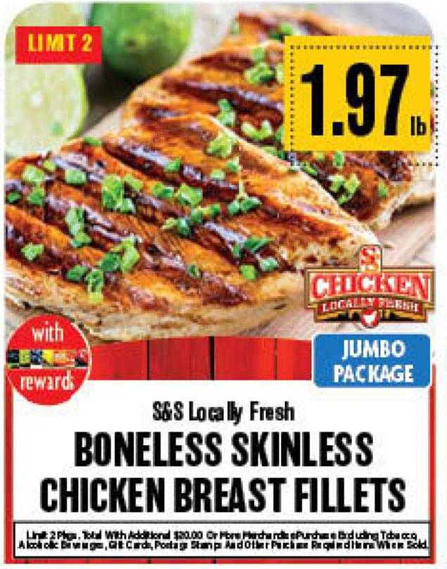 Market Basket Boneless Skinless Chicken Breast Fillets