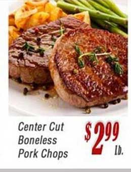 Obriens Market Center Cut Boneless Pork Chops