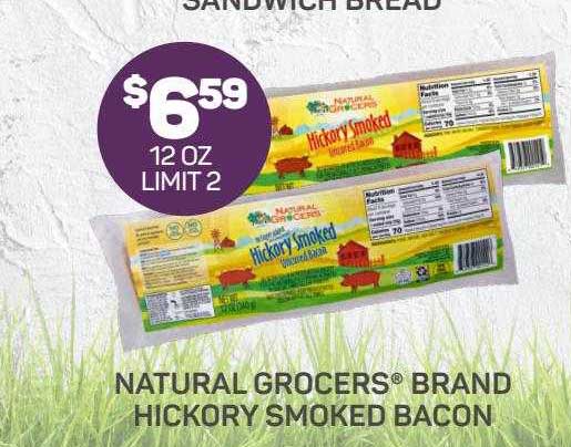 Natural Grocers Natural Grocers Brand Hickory Smoked Bacon