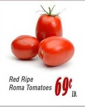 Obriens Market Red Ripe Roma Tomatoes