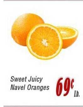 Obriens Market Sweet Juicy Navel Oranges