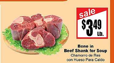 Rancho Markets Bone In Beef Shank For Soup