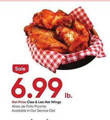 Stater Bros Cleo & Cleo Hot Wings
