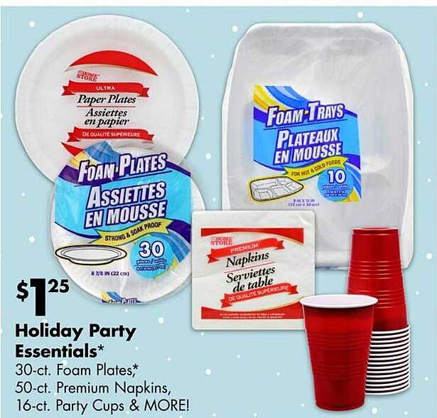 Dollar Tree Holiday Party Essentials