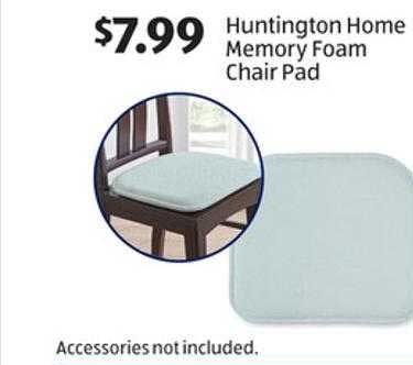 Aldi Huntington Home Memory Foam Chair Pad