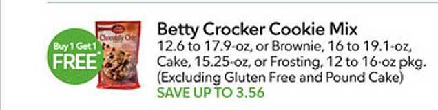 Publix Betty Crocker Cookie Mix