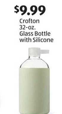Aldi Crofton Glass Bottle With Silicone