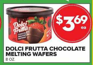 Price Cutter Dolci Frutta Chocolate Melting Wafers