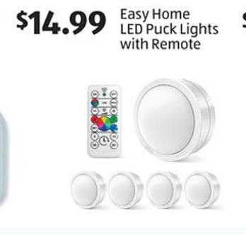 Aldi Easy Home Led Puck Lights With Remote