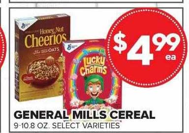 Price Cutter General Mills Cereal