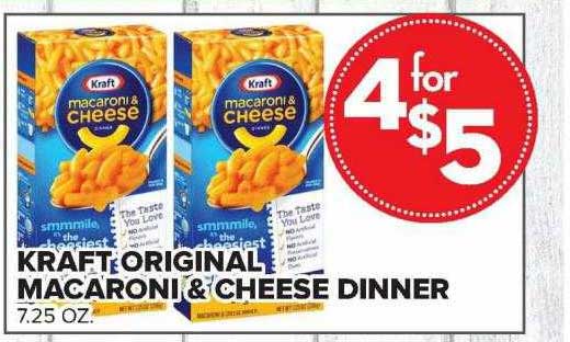 Price Cutter Kraft Original Macaroni & Cheese Dinner