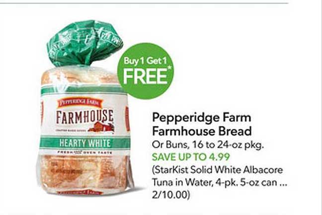 Publix Pepperidge Farm Farmhouse Bread