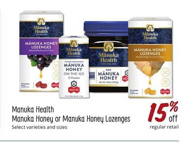 Sprouts Farmers Market Manuka Health, Manuka Honey Or Manuka Honey Lozenges
