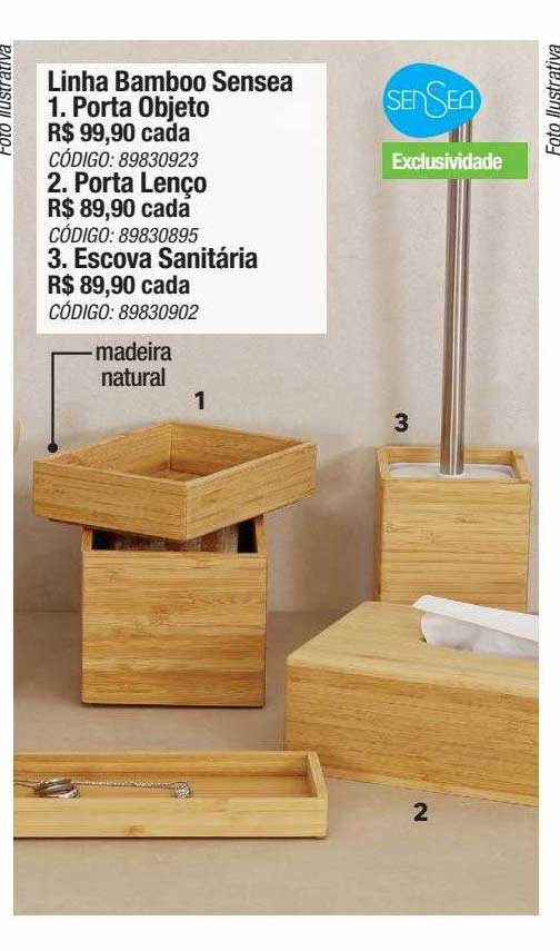 Porta Sabonete Líquido Natural Bamboo Sensea