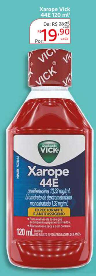 Drogaria Extra Xarope Vick 44e