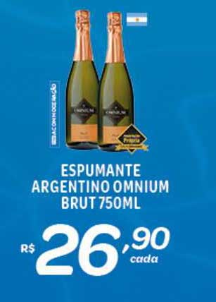 Bahamas Supermercados Espumante Argentino Omnium Brut