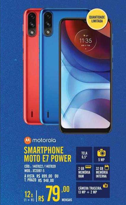 Zema Motorola Smartphone Moto E7 Power