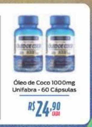 Farmácia Dose Certa óleo De Coco Unifabra - 60 Cápsulas