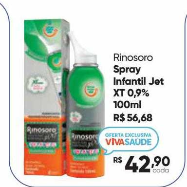 Drogaria São Paulo Rinosoro Spray Infantil Jet Xt 0.9%