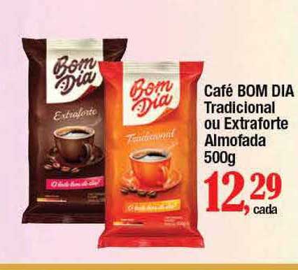 Oferta Café Bom Dia Tradicional Ou Extraforte Almofada na Supermercados  Unidos