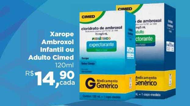 Xarope Ambroxmel Infantil Cimed 120ml - Drogaria Venancio