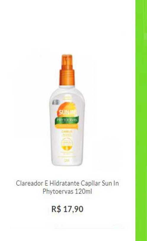 Farmácia Preço Popular Clareador E Hidratante Capilar Sun In Phytoervas
