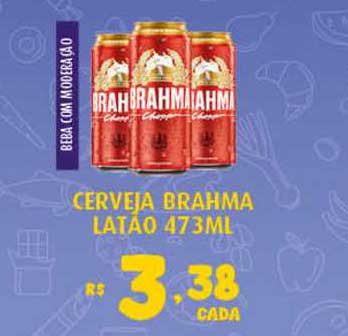 Bahamas Supermercados Cerveja Brahma Latão 473ml