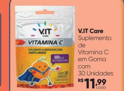 Drogaria São Paulo V.it Care Suplemento De Vitamina C Em Goma