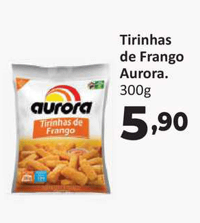 Tirinhas de Frango Aurora 300g