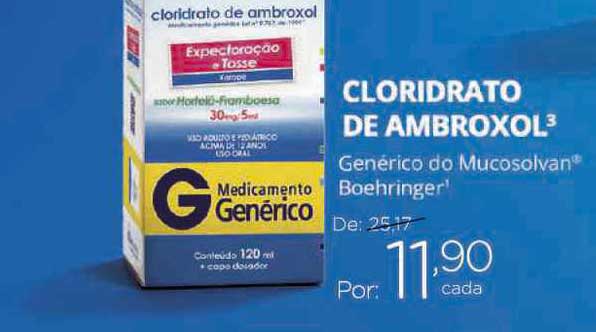 Drogarias Carrefour Cloridrato De Ambroxol