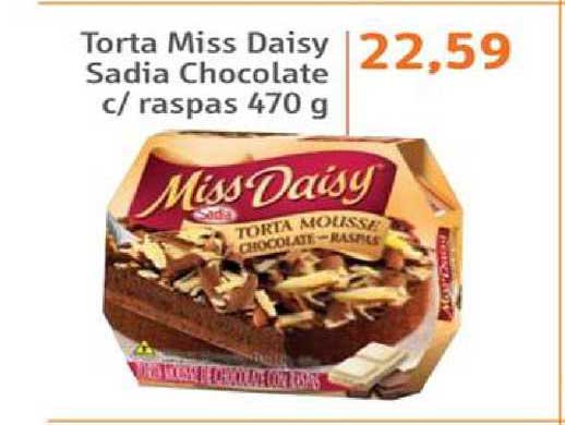 Sonda Supermercados Torta Miss Daisy Sadia Chocolate C Raspas