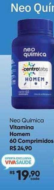 Drogaria São Paulo Neo Quimica Vitamina Homen 60 Comprimidos