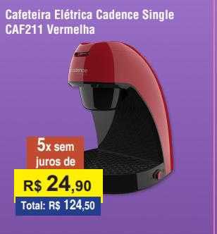 Copercana Cafeteira Elétrica Cadence Single Caf211 Vermelha