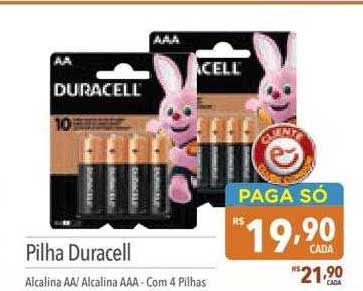 Supermercados Condor Pilha Duracell Alcalina Aa Alcanina Aaa Com 4 Pilhas