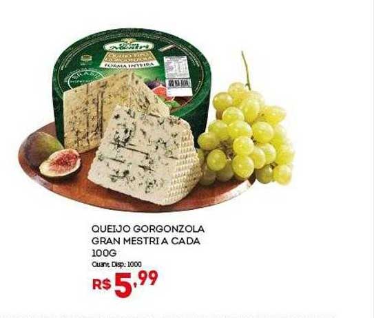Queijo Gorgonzola Fracionado D'or 150g Mambo Supermercado São Paulo