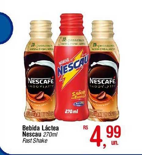 Bebida Láctea Nescau Fast Original Chocolate - 270ml - Bebida Láctea -  Magazine Luiza