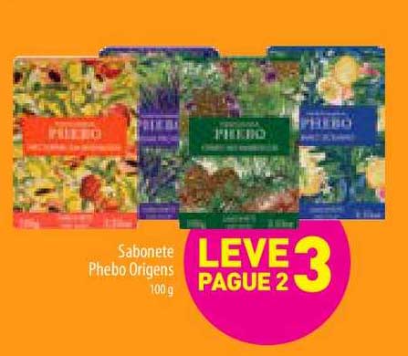 Farmácias Pague Menos Sabonete Phebo Origens Leve 3 Pague 2