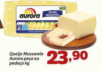 Confiança Supermercados Queijo Mussarela Aurora
