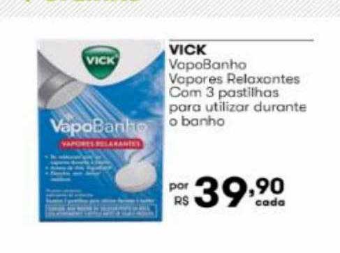 Drogasil Vick Vapobanho Vapores Relaxantes
