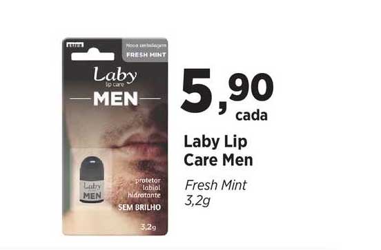 Drogaria Araújo Laby Lip Care Men Fresh Mint