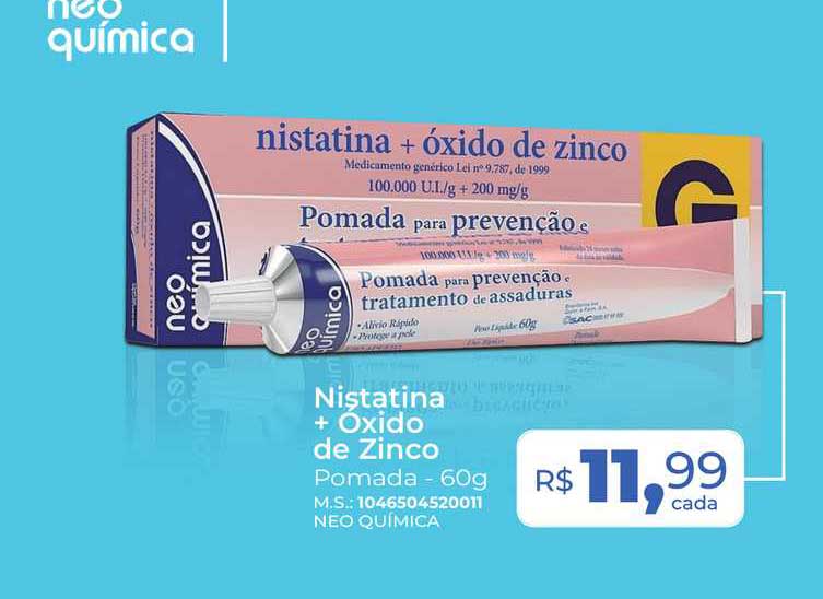 Hiper Farma Nistatina + óxido De Zinco Pomada
