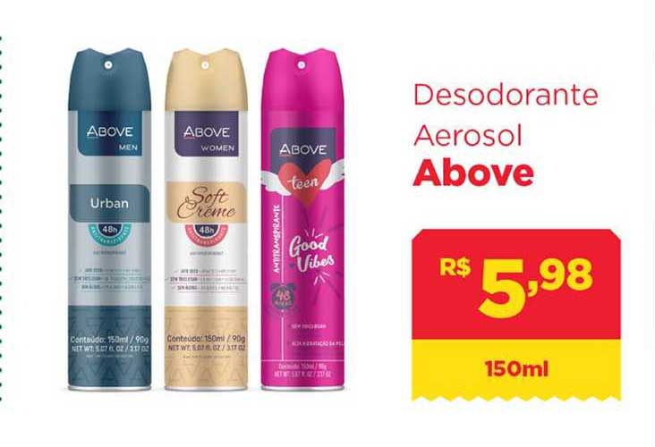 Big Bom Supermercados Desodorante Aerosol Above