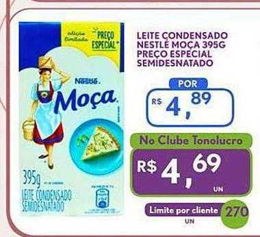 Rede Compras Leite Condensado Nestlé Moça Preço Especial Semidesnatado