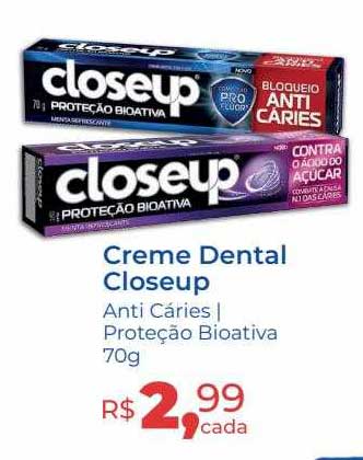 Hiper Farma Creme Dental Closeup Anti Cáries Proteção Bioativa