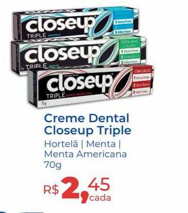 Hiper Farma Creme Dental Closeup Triple
