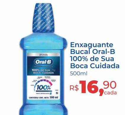 Hiper Farma Enxaguante Bucal Oral-b 100% De Sua Boca Cuidada