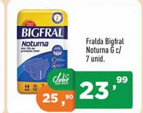 Supermercados Pague Menos Fralda Bigfral Noturna G