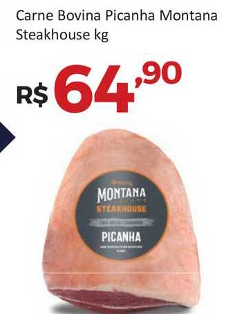 Villarreal Supermercados Carne Bovina Picanha Montana Steakhouse